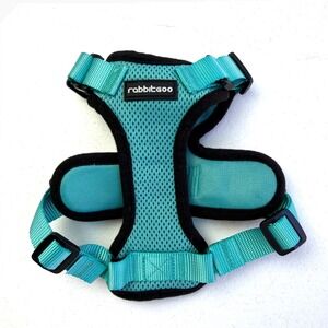 Rabbitgoo Dog Harness XS Teal No Pull Reflective Mesh Adjustabl Walking Vest Pet